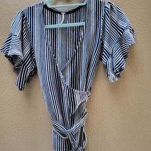 Free People Waist length Wrap top